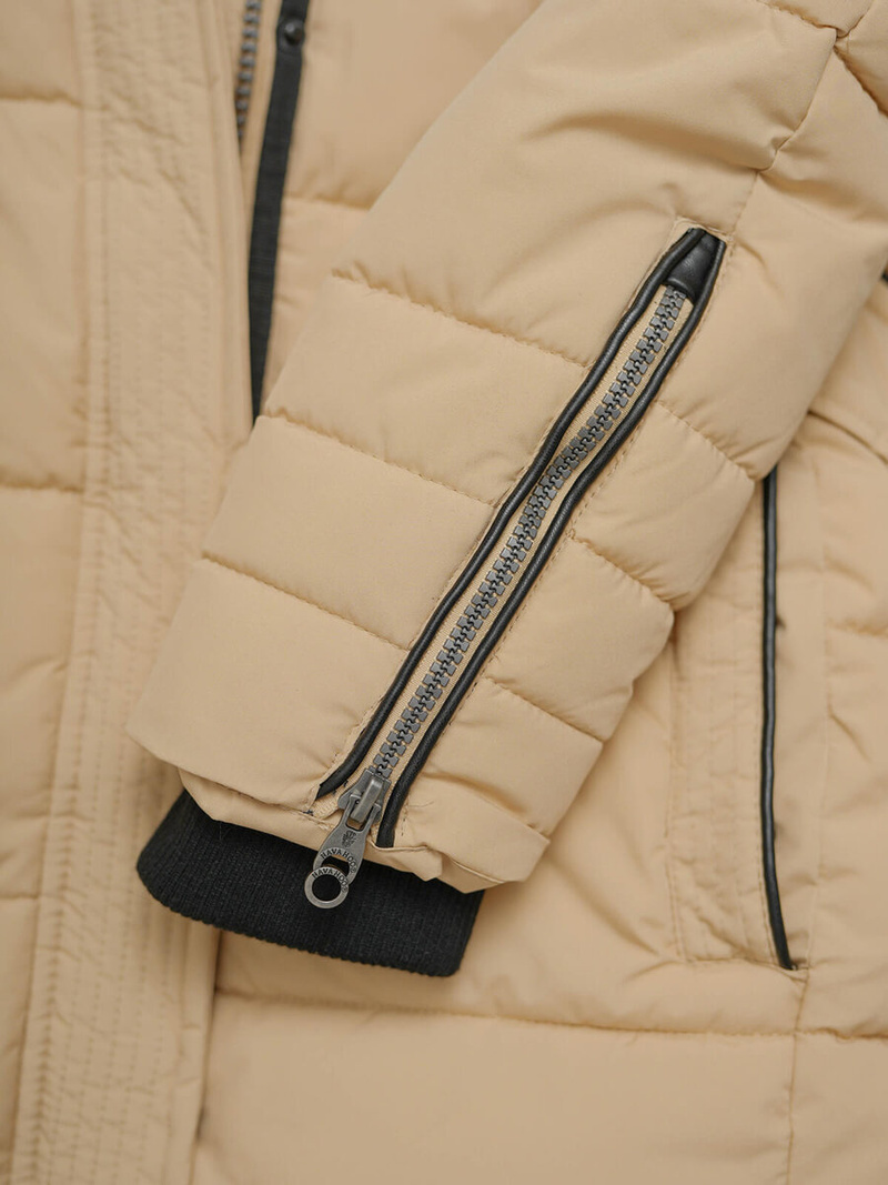 Női téli kabát bézs OZONEE O/W377Z