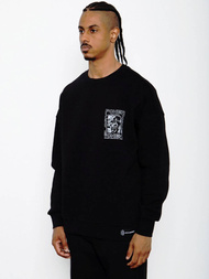 Férfi melegítő felső Fekete OZONEE MACH/M3257