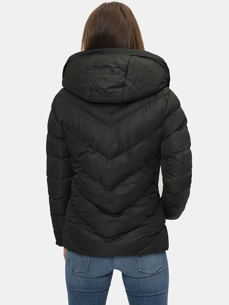 Női téli kabát Fekete OZONEE JS/M725/392