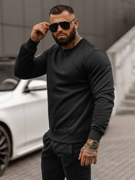 Férfi melegítő együttes Fekete OZONEE JS/68C10380/3Z