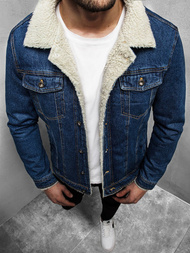 Férfi farmer dzseki kék OZONEE JB/JP1109Z 