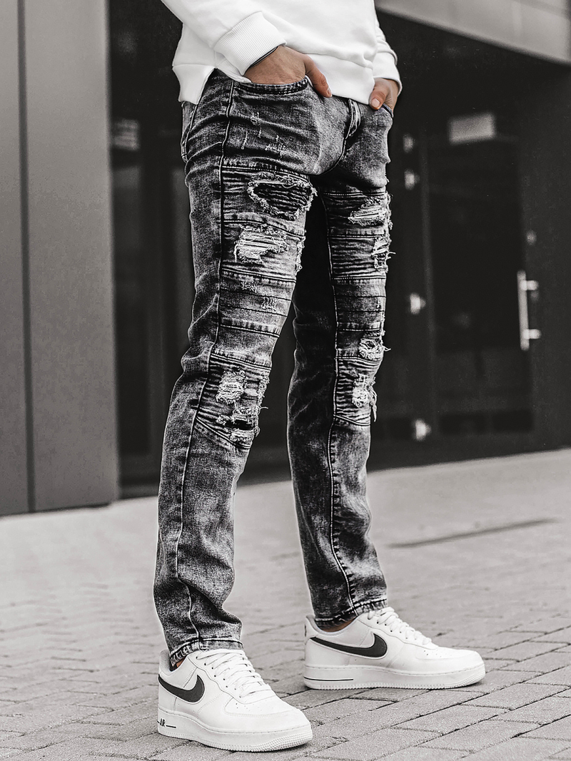 Férfi farmer nadrág Grafit OZONEEV/19194