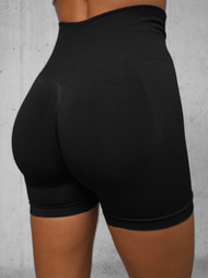 Rövid női leggings fekete OZONEE O/YJS7722