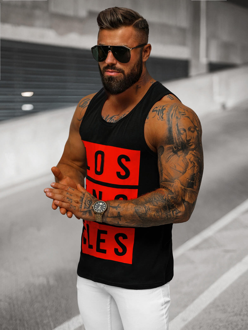 Férfi Atléta Fekete OZONEE O/T105/3