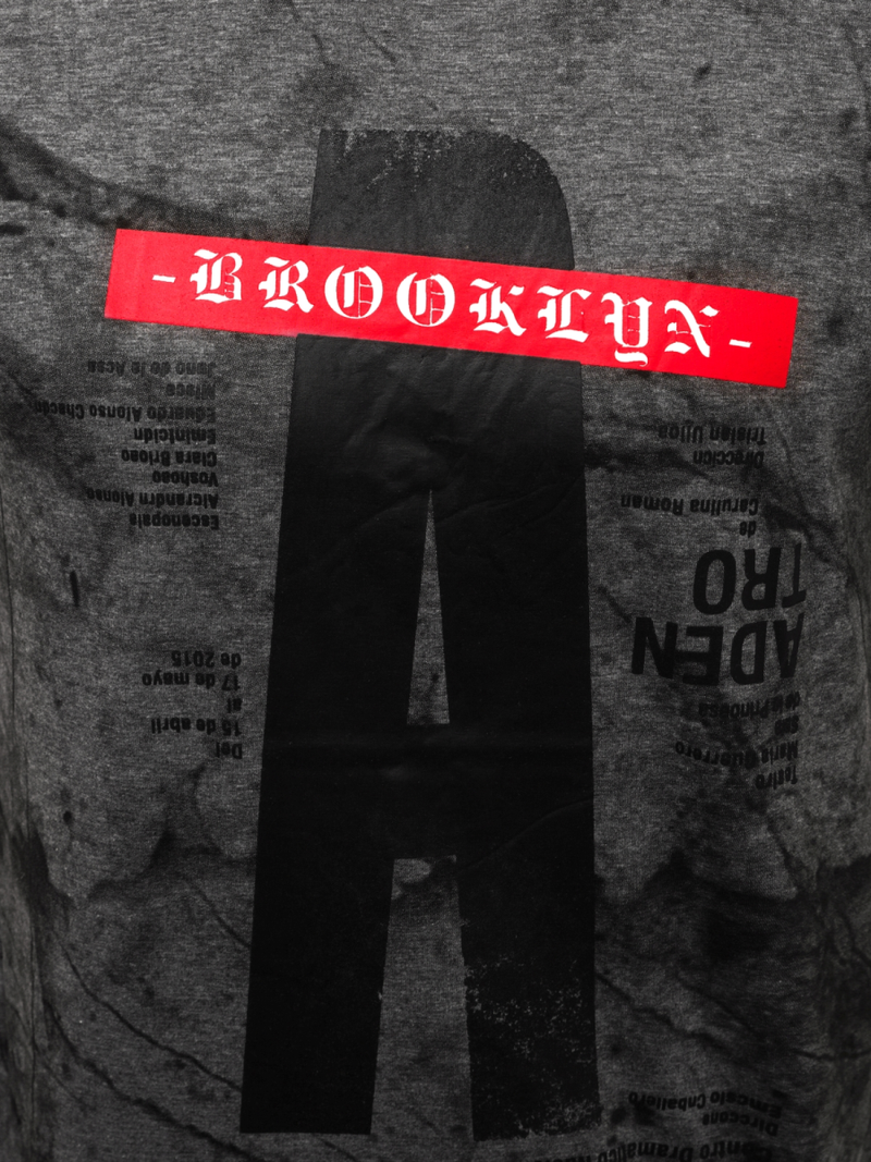 Férfi póló Grafit OZONEE JS/SS10921