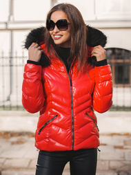 Női dzseki Piros OZONEE JS/M23068/2Z