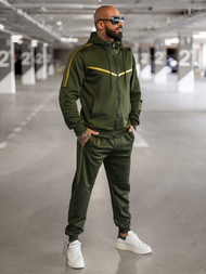 Férfi Szabadidő Együttes Zöld OZONEE JS/8C8117/29Z