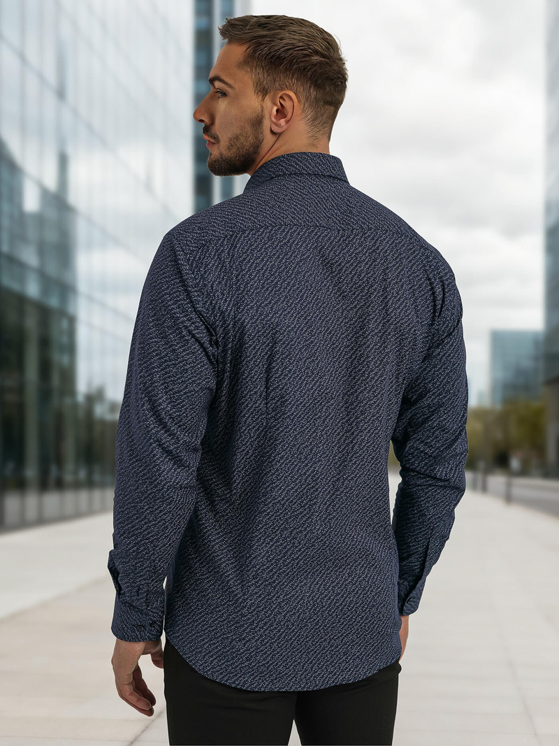 Férfi Ing Gránát OZONEE V/V186