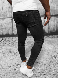 Férfi farmer nadrág fekete OZONEE DR/TF263