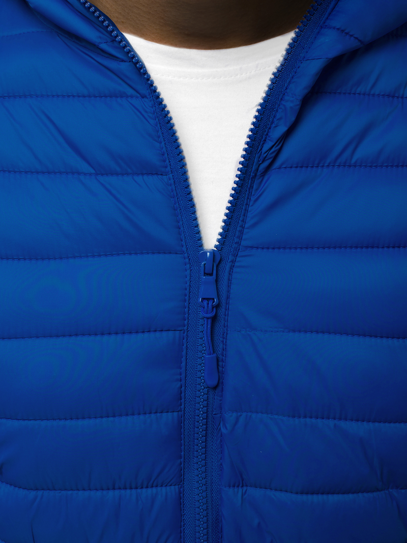 Férfi átmeneti kabát kék OZONEE JS/LY35