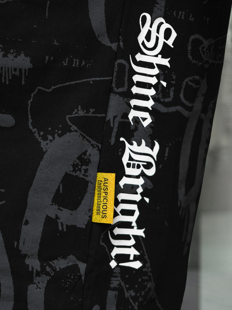 Férfi Póló Fekete OZONEE O/YN2/621