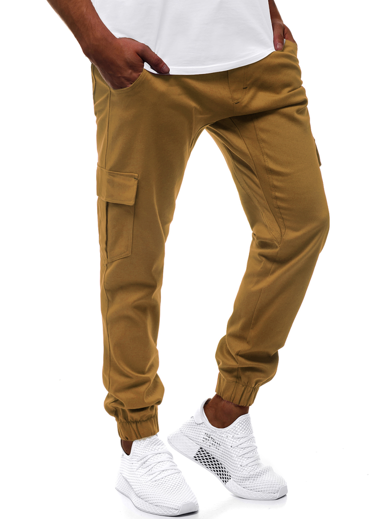 Férfi nadrág jogger camel OZONEE A/404