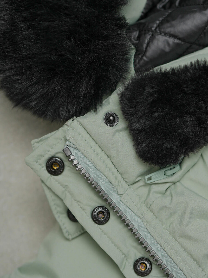 Női téli kabát mentol OZONEE O/W377