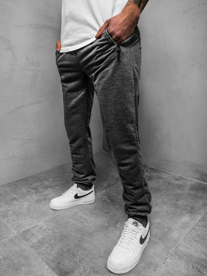 Férfi melegítő nadrág Sötét-Szürke JS/XW002SZ