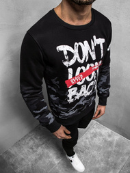 OZONEE JS/DD219Z Férfi blúz Fekete