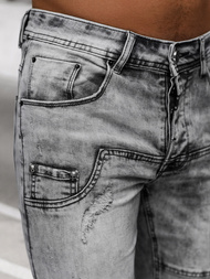 Férfi farmer nadrág grafit OZONEE NB/MP0163N