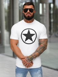 Férfi Póló Fehér OZONEE NB/MT3151