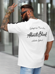 Férfi Póló Fehér OZONEE O/QQ1195