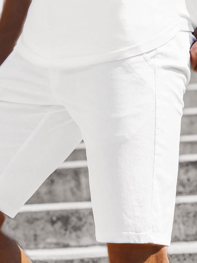 Férfi chino rövidnadrág Fehér OZONEE JB/JP1142