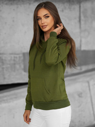 Női pulóver Khaki OZONEE JS/W02Z