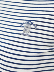 Női polo fehér-gránát OZONEE JS/R61604