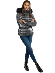 Női dzseki ezüst OZONEE O/DK030/45