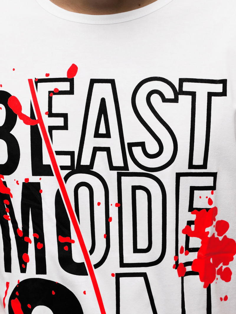 Férfi póló Fehér OZONEE JS/KS1949