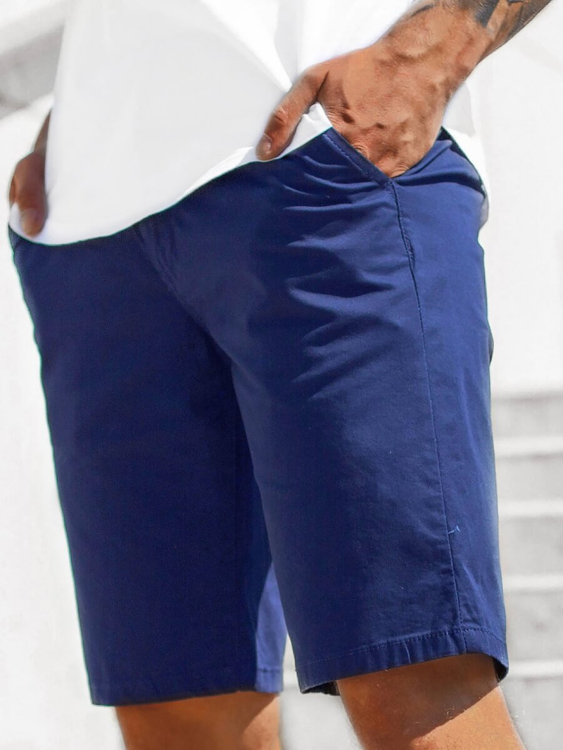 Férfi chino rövidnadrág Kobalt OZONEE JB/JP1142