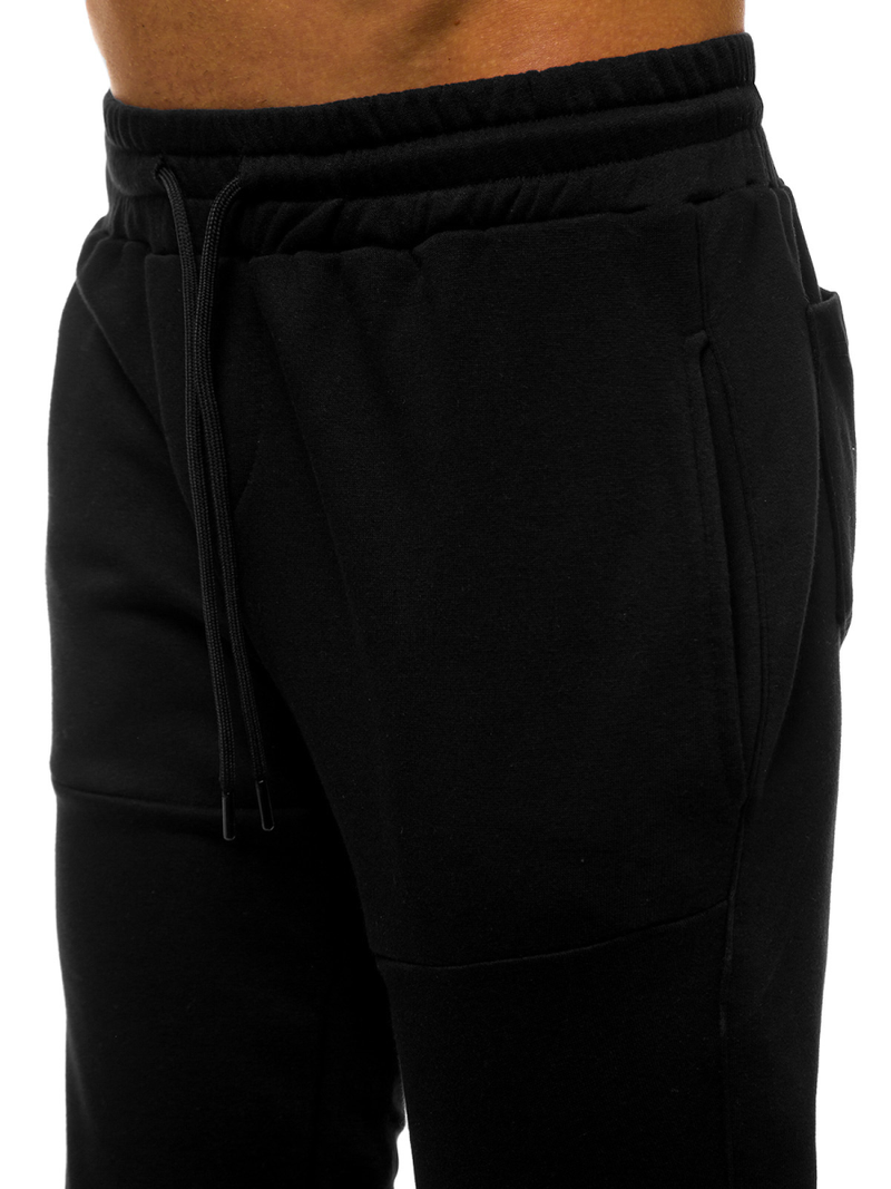 Férfi melegítő nadrág Fekete-Sárga G/11129