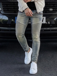 Férfi farmer nadrág kék OZONEE O/EM8886Z