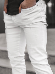 Férfi farmer nadrág Fehér OZONEE B/55118