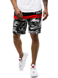 Férfi rövidnadrág Szürke JS/KK300157