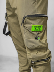 Férfi Chino Nadrág Sötét-Bézs OZONEE O/PS5519