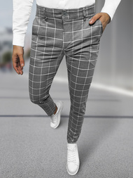 Férfi Chino Nadrág Sötét-Grafit OZONEE DJ/5522Z