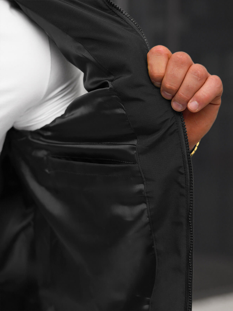 Férfi mellény fekete OZONEE JS/31M5063/392