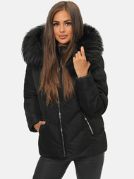 Női téli kabát Fekete OZONEE JS/M727/392