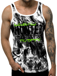 Férfi trikó Fehér OZONEE JS/SS11033