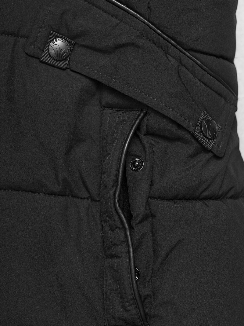 Női téli kabát fekete OZONEE O/W377Z