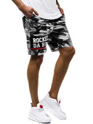 Férfi rövidnadrág Szürke JS/KK300161