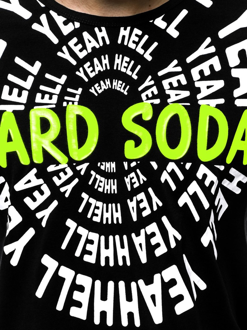 Férfi póló Fekete OZONEE JS/KS1948Z