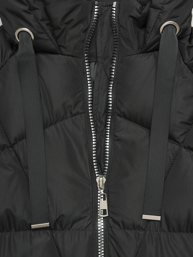 Női téli kabát fekete OZONEE JS/5M3163/392Z