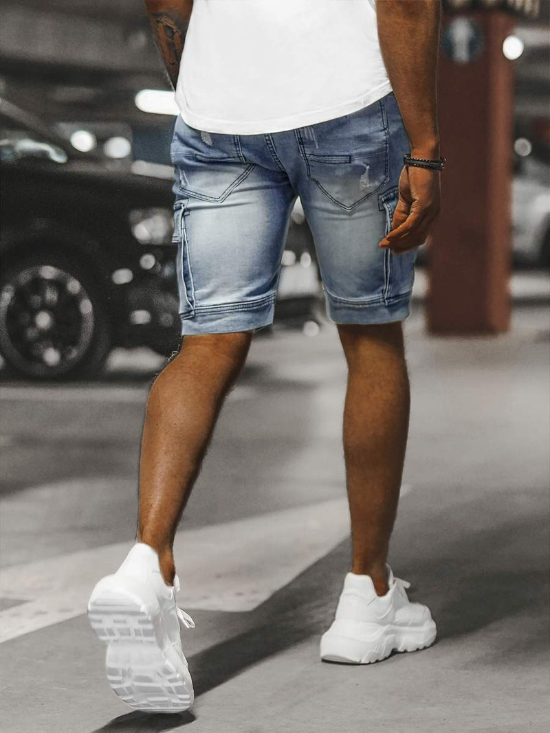 Férfi Rövidnadrág Világos-Kék OZONEE NB/MP0039BCZ