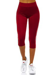 Női leggings Bordó OZONEE JS/1037/B6