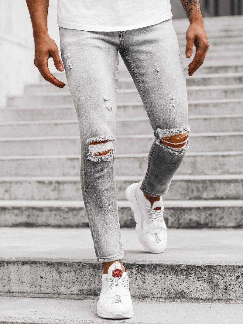 Férfi nadrág Szürke OZONEE DP/587