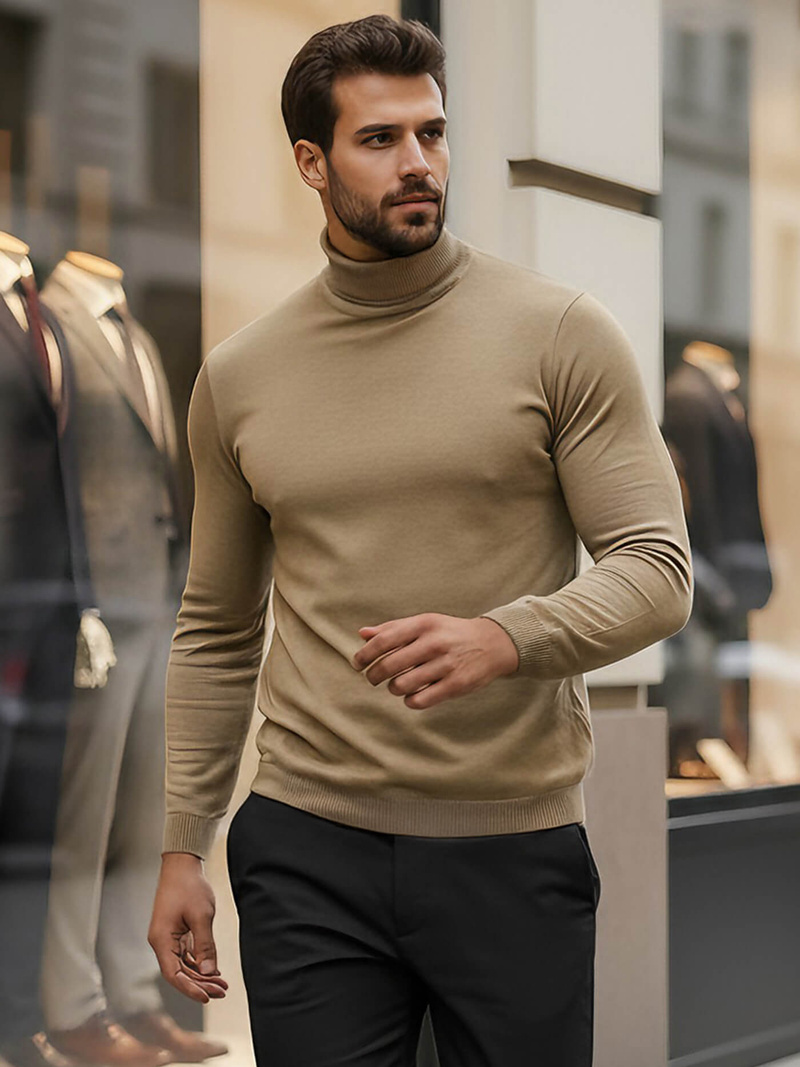 Férfi Pulóver Camel OZONEE V/V24504