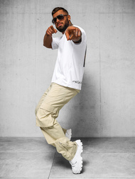 Férfi Nadrág Bézs OZONEE O/G3016Z