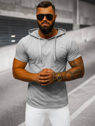 Férfi Póló Szürke OZONEE JS/8T89/2