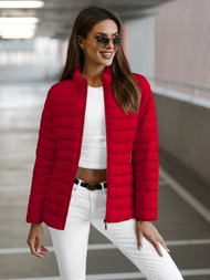 Női Kabát Piros OZONEE JS/16M9111/270Z