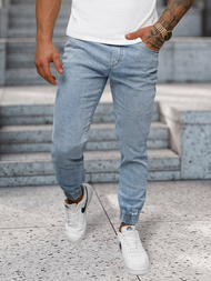 Férfi Nadrág Jogger Világos-Kék OZONEE NB/MP0272BC