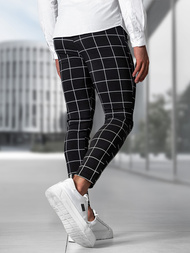 Férfi Chino Nadrág Fekete OZONEE O/P4009Z